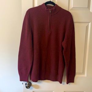 Maroon pullover sweater